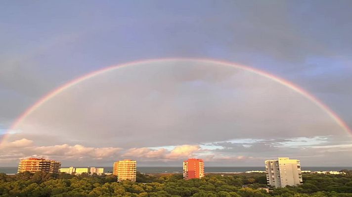 El tiempo - Probabilidad de precipitaciones localmente fuertes en Canarias al principio del día