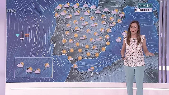 El tiempo - Viento fuerte o con rachas muy fuertes en áreas del cuadrante nordeste peninsular, en Baleares y cotas altas de Canarias