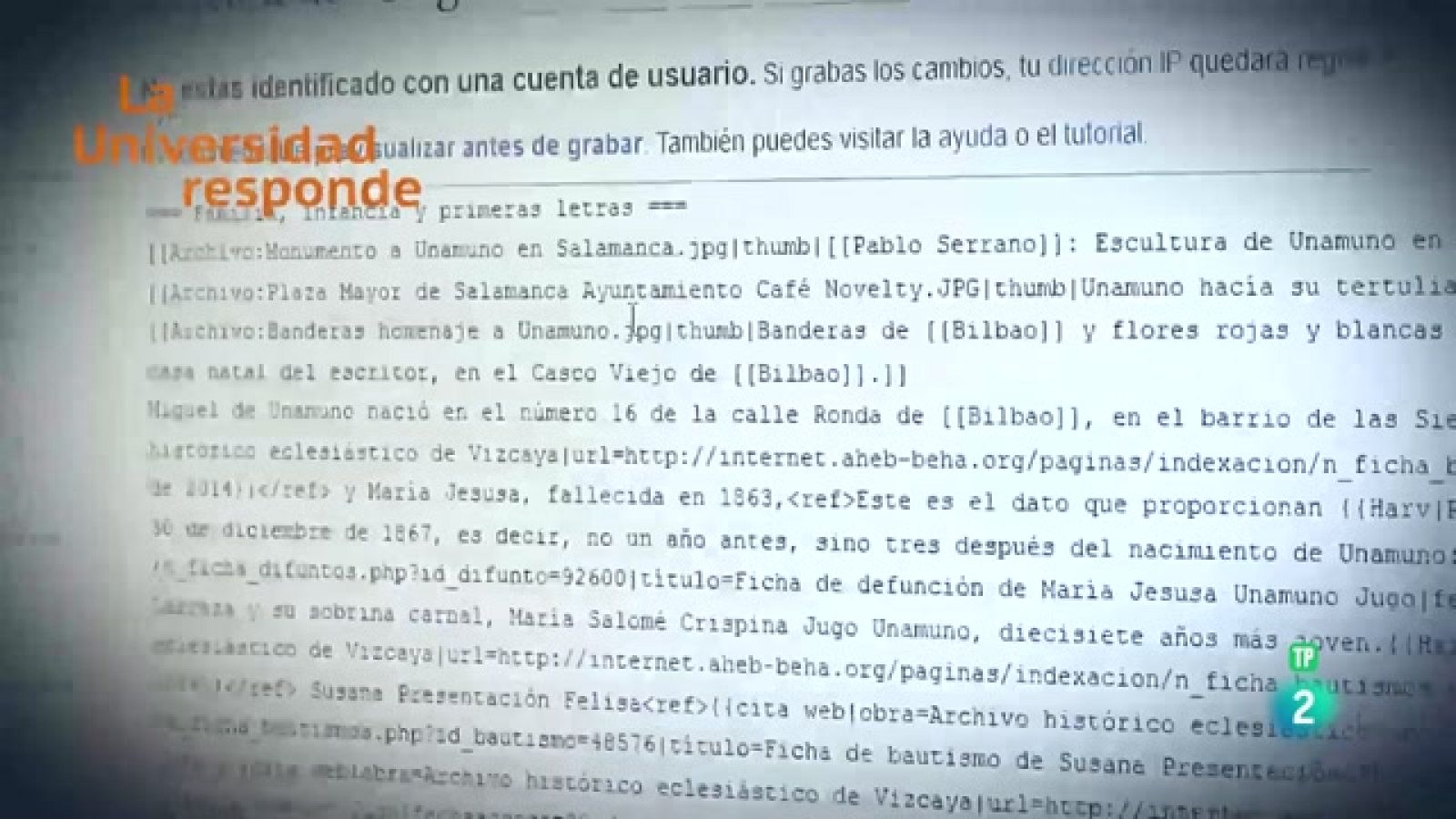 LA AVENTURA DEL SABER- La Universidad Responde -Universidad de Salamanca: ¿Cómo se construye la Wikipedia?