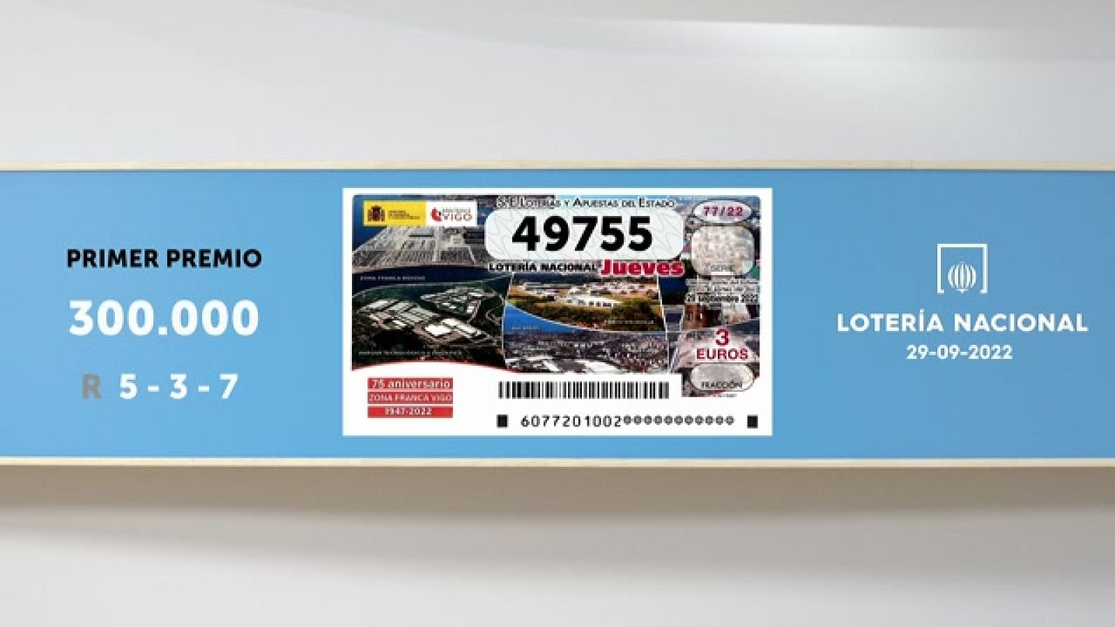 Sorteo de la Lotería Nacional del 29/09/2022 - Ver ahora