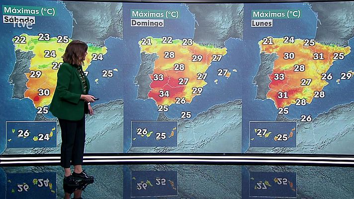 El tiempo - Descenso generalizado de temperaturas. Vientos fuertes en Alborán, Cantábrico y entorno del bajo Ebro