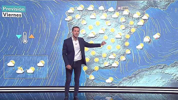 Telediario Matinal - Lluvias en el noreste peninsular y Baleares, y primeras nieves y heladas