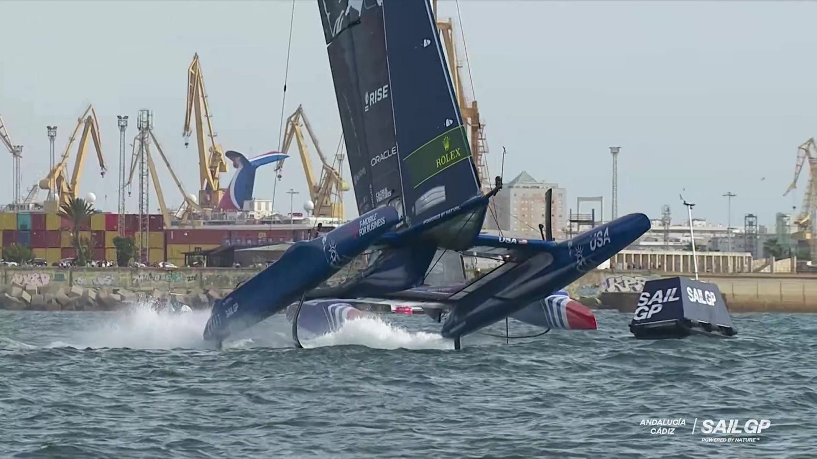 Vela - Sail GP. Resumen prueba Cádiz - ver ahora