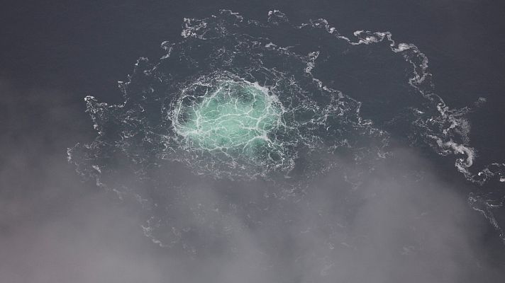 Telediario 2 - Preocupación por el impacto ambiental de la fuga de Nord Stream