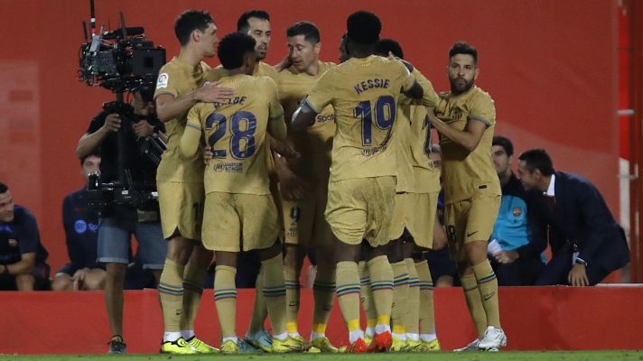Resúmenes de LaLiga - Liga | Mallorca - Barcelona. Resumen 7ª jornada