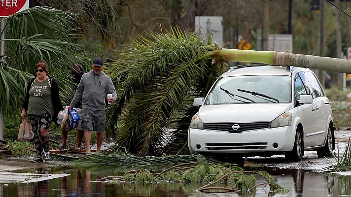 Telediario Fin de Semana - En la zona cero del huracán Ian