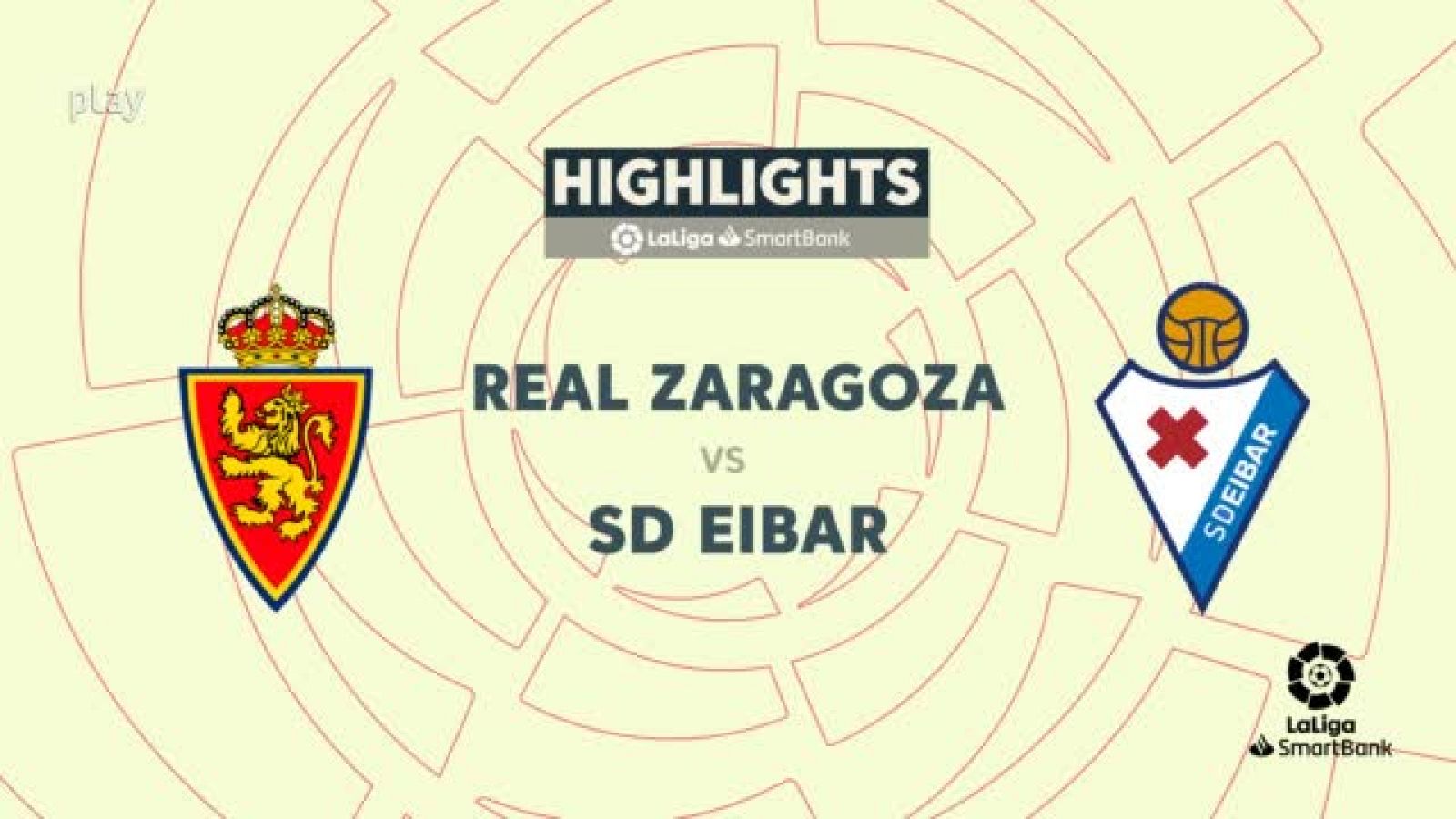 Zaragoza - Eibar, resumen 8ª jornada de Liga | Segunda - ver ahora