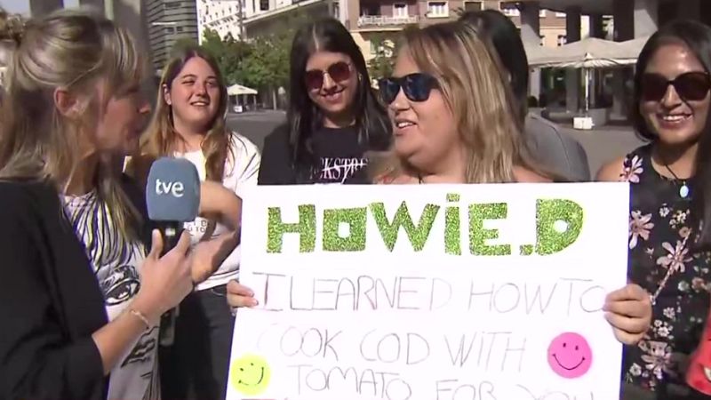 Furor con los Backstreet Boys en Madrid