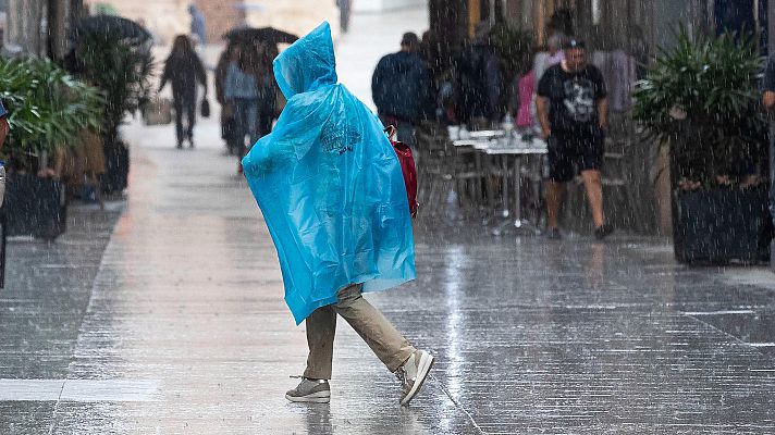 El tiempo - Tormentas y lluvias en zonas del este y norte peninsulares