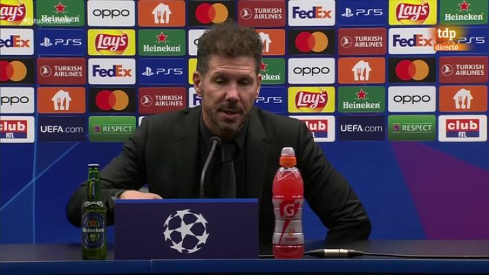 Estudio Estadio - Simeone: "Hay que tener tranquilidad, no hay que ponerse ansioso"