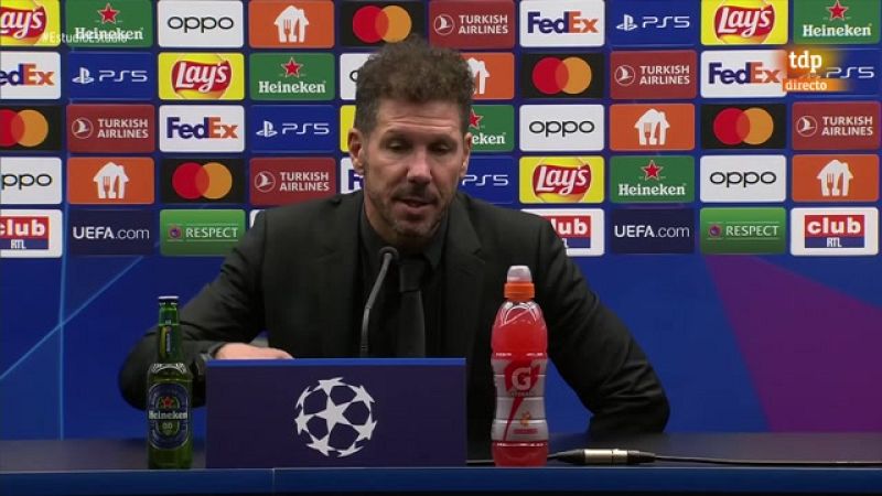 Simeone: "Hay que tener tranquilidad, no ponerse ansioso" - Estudio Estadio | Ver