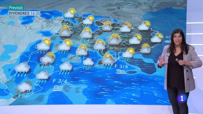 El temps - Més pluja i fresca: paraigües de dia i rebequetes de nit