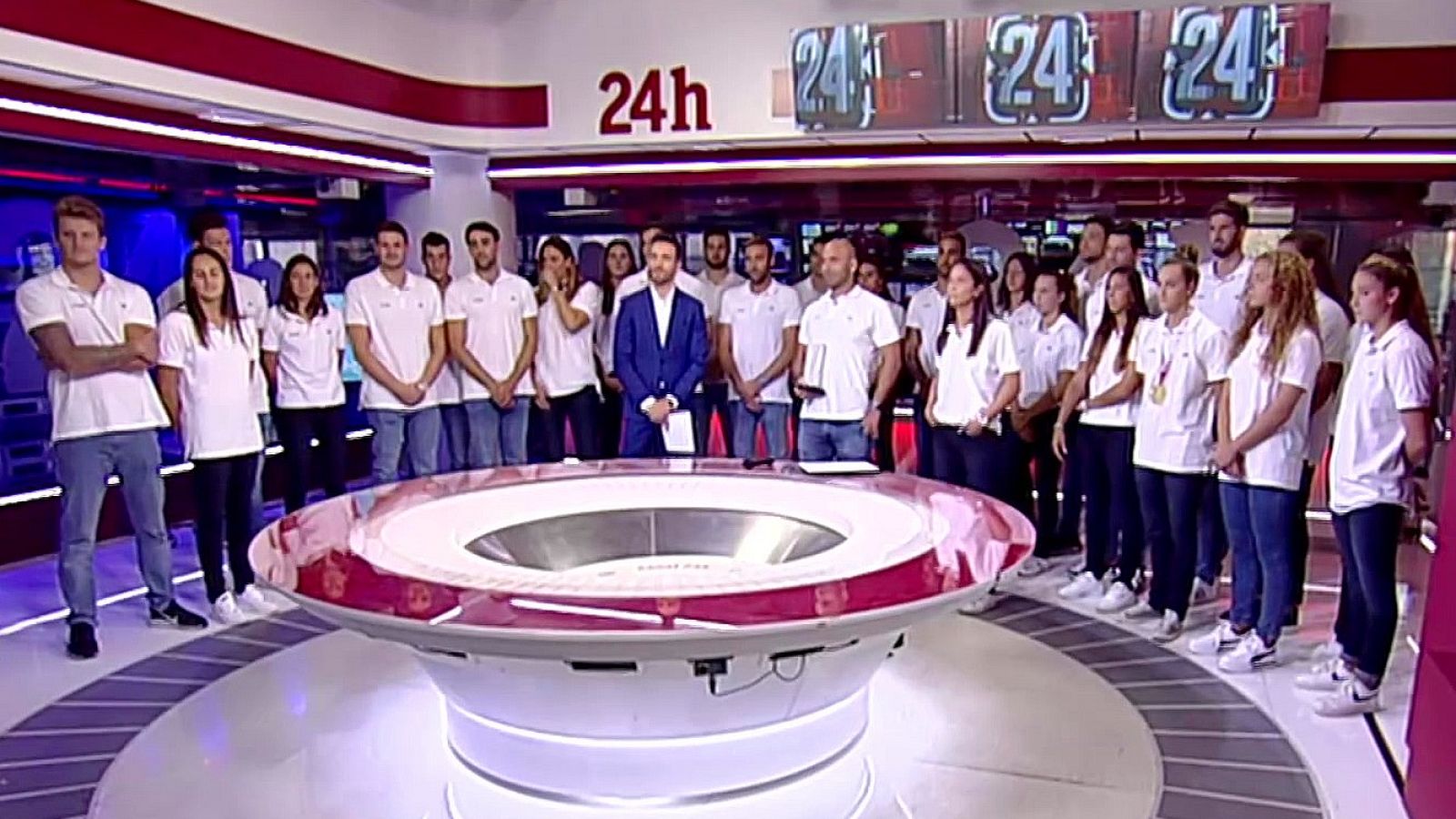 Las selecciones españolas de waterpolo, homenajeadas por sus éxitos en La Zarzuela