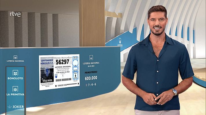 Loterías - Sorteo de la Lotería Nacional del 08/10/2022