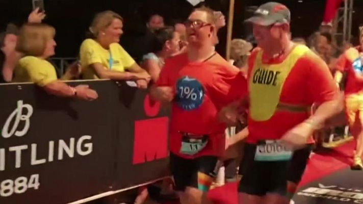 Telediario Fin de Semana - Chris Nikic, primer discapacitado en acabar el Ironman