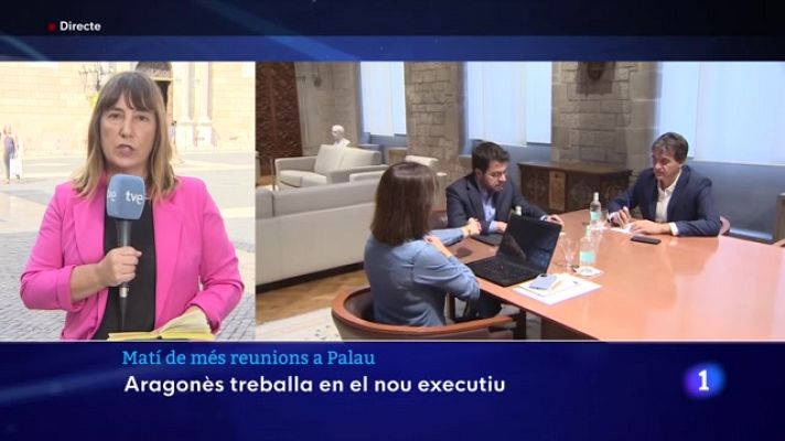L'Informatiu - Pere Aragonès enllesteix el seu nou govern