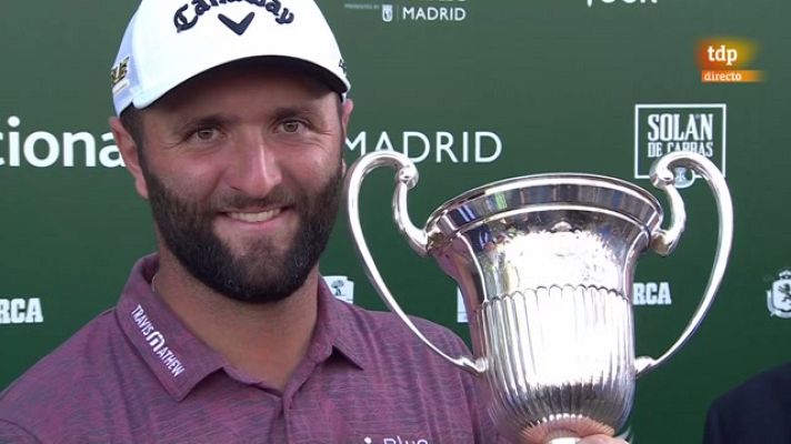 Golf - Jon Rahm logra su tercera victoria en el Open de España de golf, igualando a Seve Ballesteros