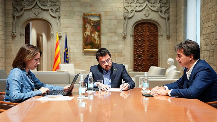 Informativo 24h - Aragonès remodela su Govern tras la salida de Junts