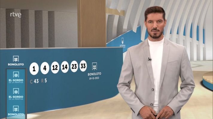 Loterías - Sorteo de la Bonoloto y El Gordo de la Primitiva del 09/10/2210/2022