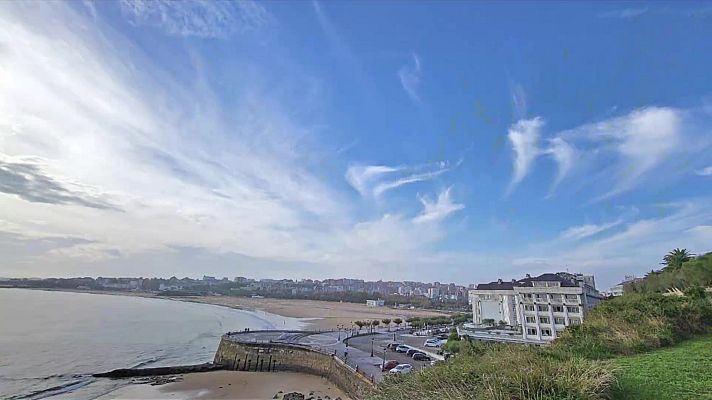 El tiempo - Probabilidad de chubascos localmente fuertes en áreas de la mitad oriental y sur peninsular