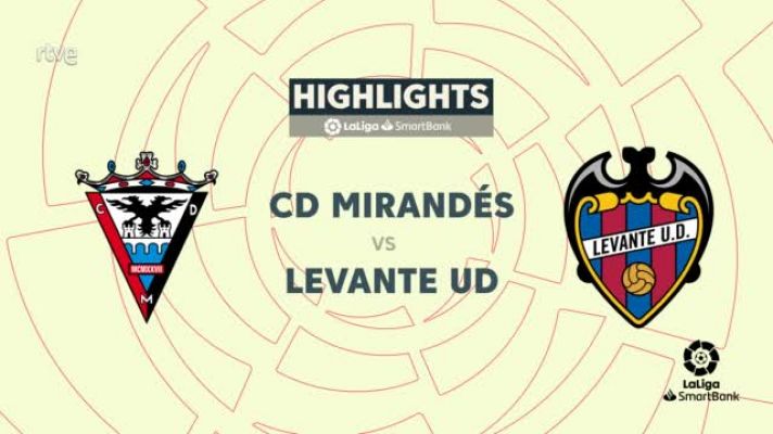 Resúmenes de LaLiga - Mirandés-Levante: resumen del partido. 10ª jornada. Segunda