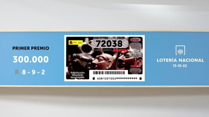 SELAE - Sorteo de la Lotería Nacional del 13/10/2022