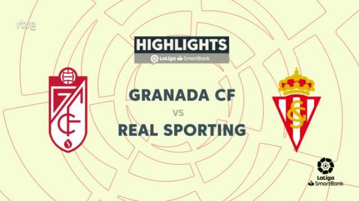 Resúmenes de LaLiga - Granada-Sporting: resumen del partido. 10ª jornada. Segunda