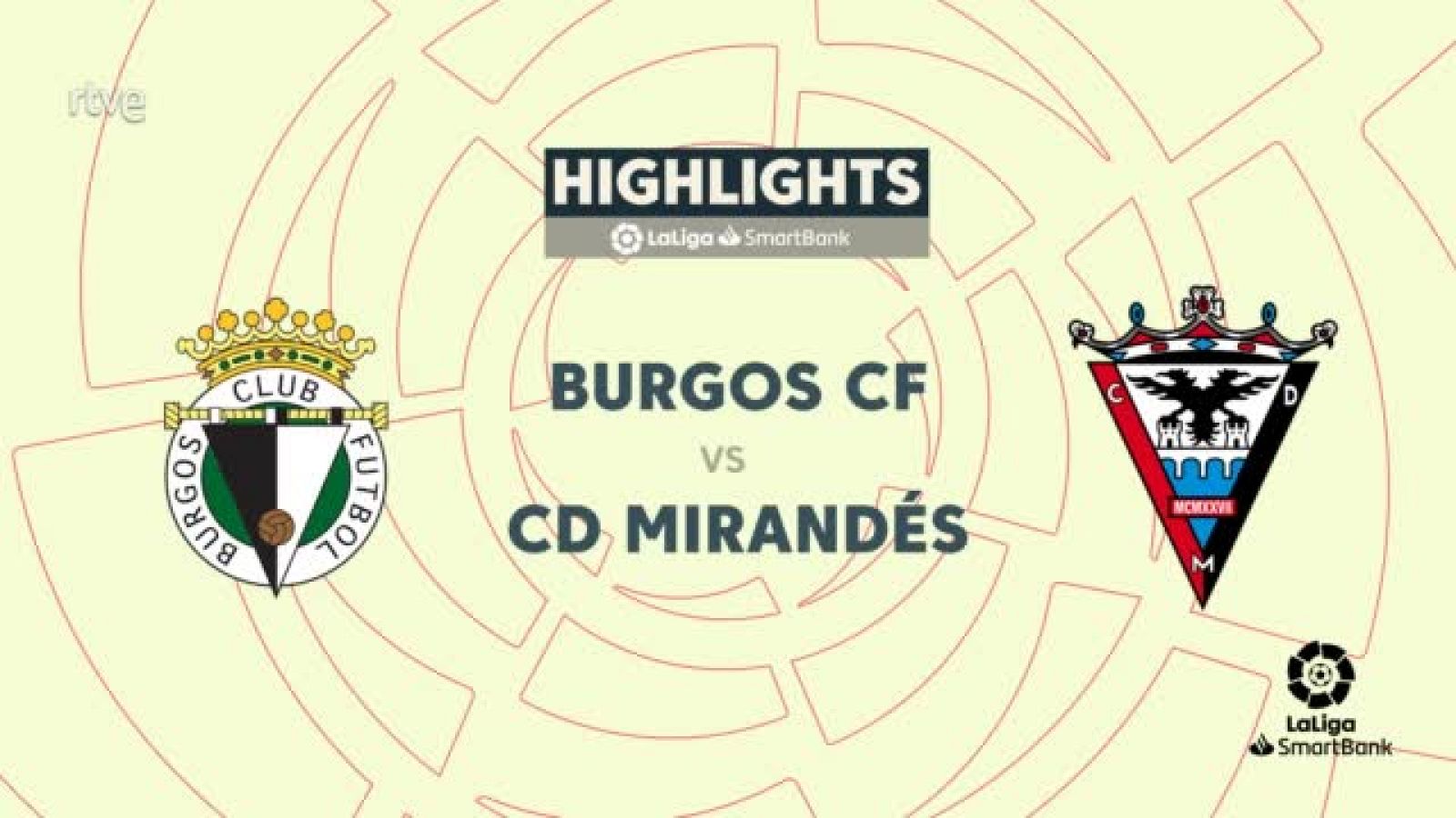 Burgos-Mirandés: resumen del partido de la 11ª jornada Segunda División -- Ver ahora