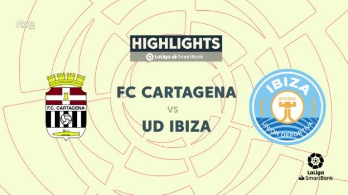 Resúmenes de LaLiga - Cartagena-Ibiza: resumen del partido de la 11ª jornada de 2ª