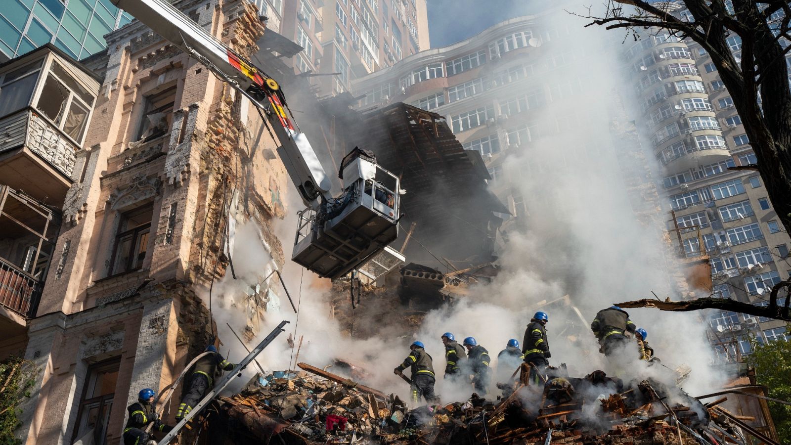 Kiev, bajo el ataque de los drones `suicidas¿ | Ver