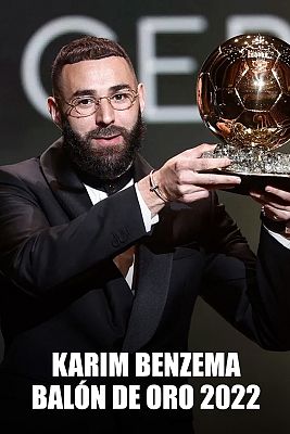 Fútbol - Karim Benzema recibe el Balón de Oro 2022 al mejor jugador