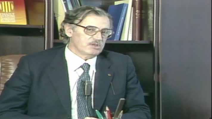 Arxiu TVE Catalunya - Trias Fargas, candidat a l'alcaldia, ha tornat dels EUA