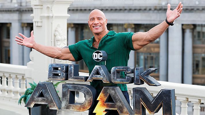 Telediario 1 - Dwayne Johnson presenta en Madrid 'Black Adam', en la que interpreta a su primer superhéroe