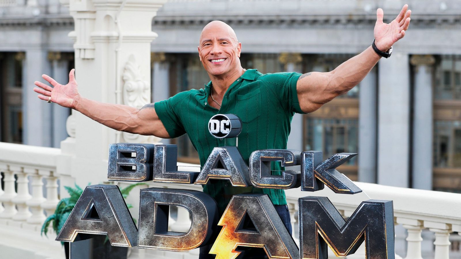 Dwayne Johnson presenta en Madrid 'Black Adam', en la que interpreta a su primer superhéroe | Ver