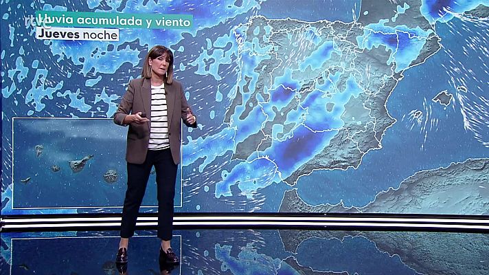 El tiempo - Intervalos de viento fuerte en Galicia y montañas del centro y norte peninsular