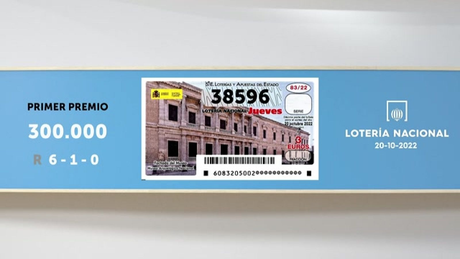 Sorteo de la Lotería Nacional del 20/10/2022 - Ver ahora