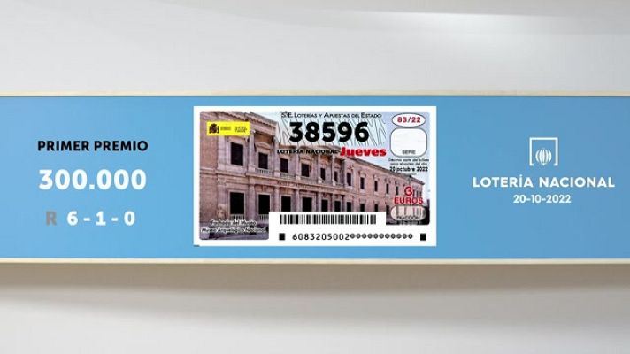 SELAE - Sorteo de la Lotería Nacional del 20/10/2022