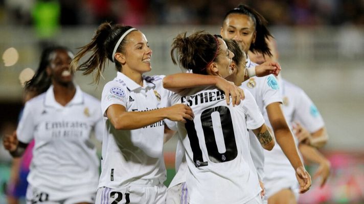 Telediario 1 - El Real Madrid femenino cumple ante el Vllaznia albanés