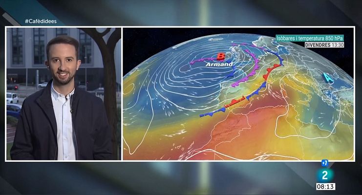 El temps - Cel enterbolit, menys ruixats i més calor