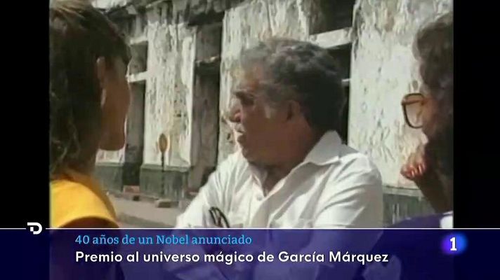 Telediario 1 - Se cumplen 40 años del Nobel de Literatura de García Márquez