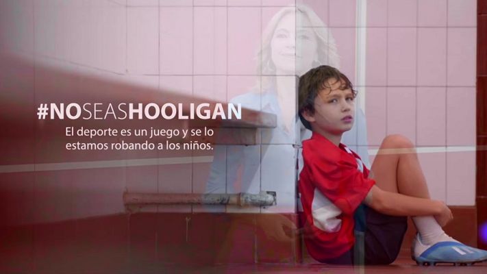 Telediario 1 - La campaña "Papá no vengas" intenta concienciar a los padres que van a ver partidos de sus hijos