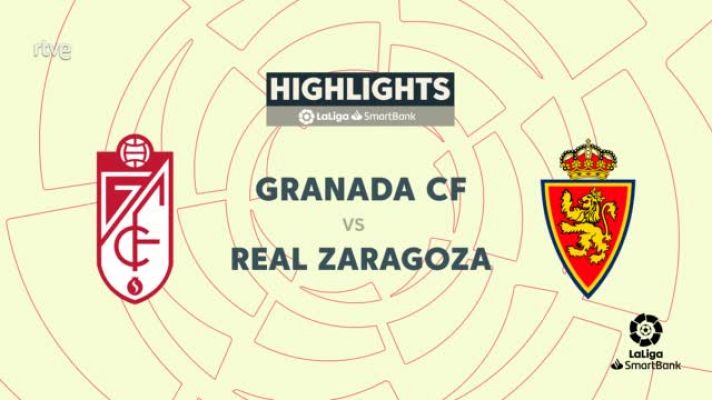 Resúmenes de LaLiga - Granada - Zaragoza: resumen del partido de la 12ª jornada Segunda División
