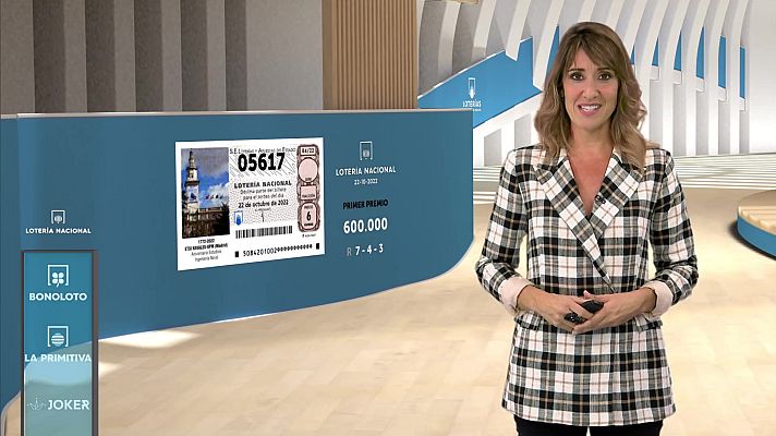 Loterías - Sorteo de la Lotería Nacional del 22/10/2022