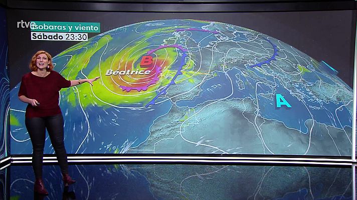 El tiempo - Intervalos de vientos fuertes en la costa de Galicia y entorno de áreas montañosas de la mitad norte