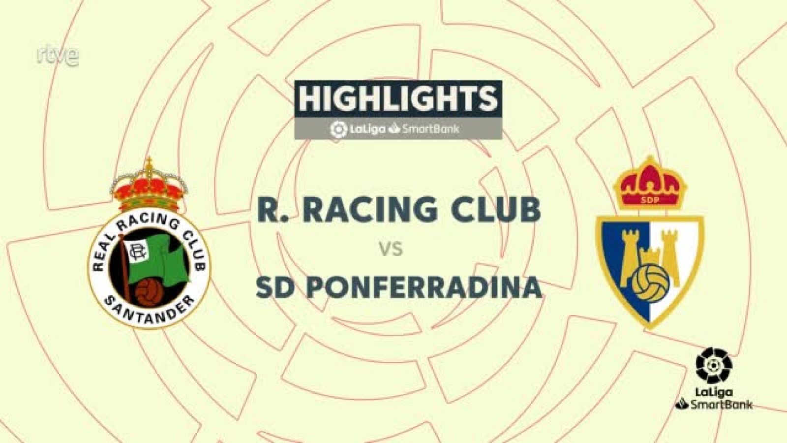 Racing - Ponferradina: resumen del partido de la 12ª jornada Segunda División -- ver ahora