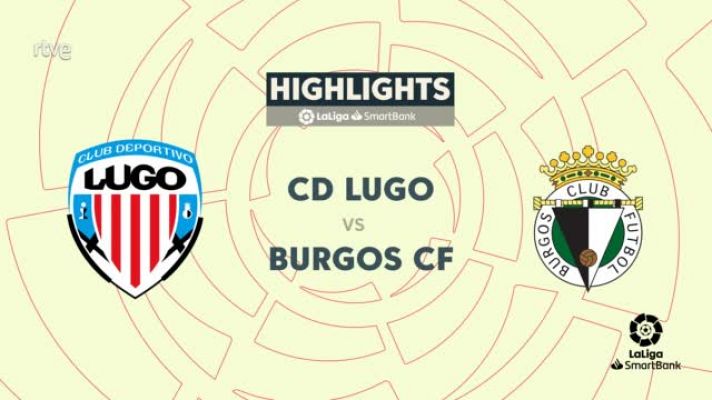 Resúmenes de LaLiga - Lugo - Burgos: resumen del partido de la 12ª jornada Segunda División