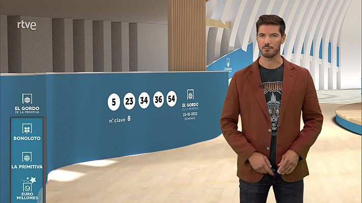 Loterías - Sorteo de la Bonoloto y El Gordo de la Primitiva del 23/10/22