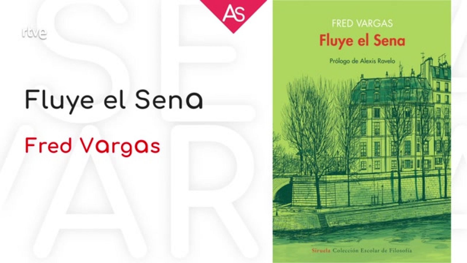 Salvador Gómez Valdés, en su sección habitual, recomienda la lectura de `Fluye el Sena¿, una colección de tres cuentos largos de la escritora de novela negra francesa Fred Vargas