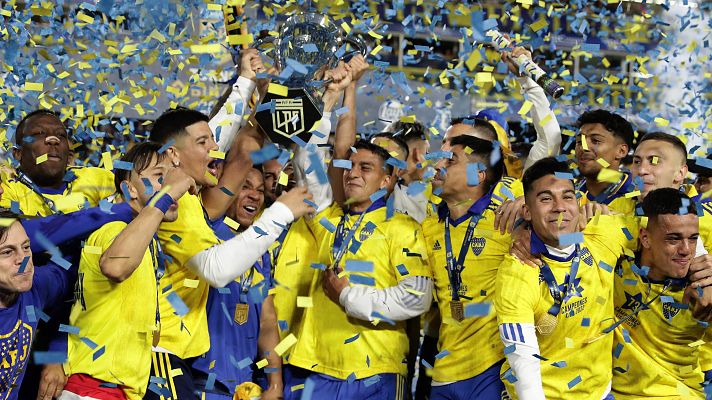 Telediario 1 - Boca Juniors, campeón gracias a River