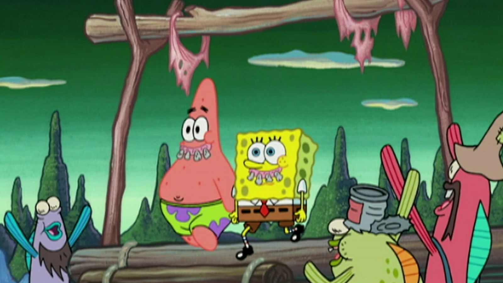 Los paletos de la fosa - Bob Esponja | Ver